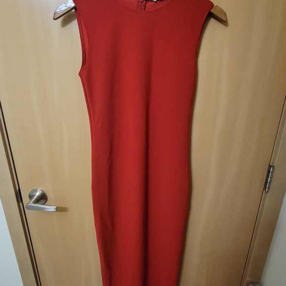 Zara Dresses & Skirts - Zara Red Midi Dress